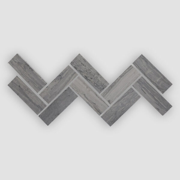 Shaw Estate Herringbone - Blue Grigio